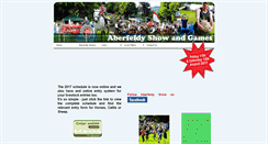 Desktop Screenshot of aberfeldyshowandgames.co.uk